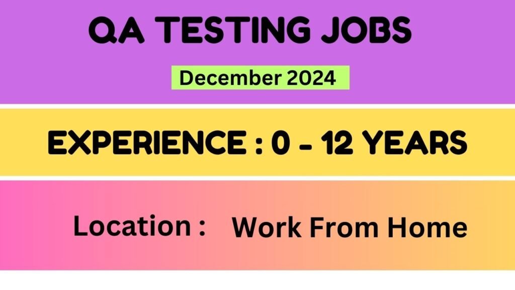 Software Testing QA Jobs Across India - 2024| Talents Bridge |